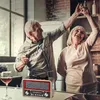 Retro FM solárne Bluetooth prenosné kuchynské rádio na Náhľad obrázku produktu 12