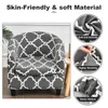 2 kusy krytů na židle Club Chair Covers, Stretch Printed Náhled obrázku produktu 3