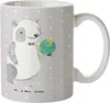 Mr. & Mrs. Panda Tasse Meteorologe Herz - Grau Pastell - Produktbild-Vorschau 1