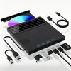 7-in-1 USB Slim Player Brenner, tragbares externes Produktbild-Vorschau 1
