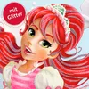 ROTH Schultüte Erdbeerella 70 cm groß - Glitter - rund Produktbild-Vorschau 2