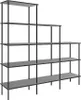 Home Deluxe INDU Scaffale in rovere scuro 207 x 196 cm I Anteprima dell’immagine prodotto 1