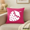 Huuraa Kissen Erdbeere Strawberry 40x40cm mit Füllung Produktbild-Vorschau 2