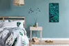 Wandbild Leinwand Bilder Wanduhr Geräuschlos 30x60 Malerei Produktbild-Vorschau 4
