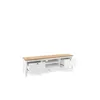 TV-Möbel Berge 160cm 2 Schubladen - weiß/Eiche Produktbild-Vorschau 10