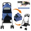 2 in 1 Hundewagen,Hundebuggy bis 15 kg mit abnehmbarem Produktbild-Vorschau 3