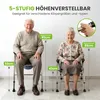 4in1 Toilettenstuhl für Senioren Duschstuhl WC-Stuhl Produktbild-Vorschau 2