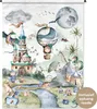 MuchoWow® Wandteppich Wandbehang Kinder - Heißluftballon - Produktbild-Vorschau 1