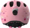 A pink children's helmet with fairy and butterfly decorations, shown from the back. Produktbild-Vorschau