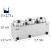 Expondo Royal Catering polévková stanice – 3 x 2,75 l – 450 Náhled obrázku produktu 11