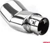 A shiny, chrome-plated exhaust tip for a vehicle, presented on a white background. Anteprima dell’immagine prodotto