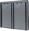 Składana szafa Intirilife 116,5x30x114 cm w kolorze ASH Podgląd zdjęcia produktu 1