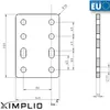 Höhenverstellbare Adapterplatte Anhängerbock 4x90 mm für Produktbild-Vorschau 5