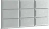 A wall of gray padded panels arranged in a 3x3 grid. Anteprima dell’immagine prodotto