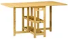 HOMdotCOM HOMdotCOM Eettafel, inklapbaar met opbergruimte. Productafbeelding-voorbeeld 1