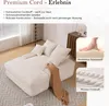 Sweiko 027-Luxury Cord Sofa, nowoczesny design, 4 poduszki, Podgląd zdjęcia produktu 3
