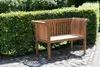 Gartenbank Newport Teak 130 cm 2-Sitzer Massivholz Produktbild-Vorschau 6