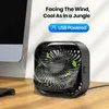2er Mini USB Ventilator,Tragbarer Tischventilator mit 360° Produktbild-Vorschau 4
