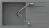 VBChome Spülbecken mit Armatur 77 x 44 cm Grau Einzelbecken Produktbild-Vorschau 3