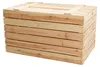 Grosse Holztruhe 80er Natur mit Deckel  80x50x39cm Produktbild-Vorschau 2