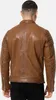 Veste en cuir pour homme Tazzio A803 (cognac, L) Voir les images du produit 2