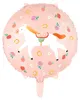 Folienballon Pferd Motiv 35cm Zartrosa Pastell Produktbild-Vorschau 1