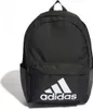 A black Adidas backpack with the classic Badge of Sport logo on the front. Anteprima dell’immagine prodotto
