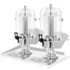 vidaXL Distributore di bevande a 2 pieghe in acciaio inox 2 Anteprima dell’immagine prodotto 9