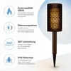MasterLED 4er Set LED Solar Gartenfackel 39cm mit Produktbild-Vorschau 3