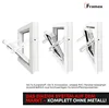 Framex Kellerfenster Weiß BxH 100 x 60 cm (1000 x 600 mm), Produktbild-Vorschau 5