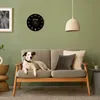 Bürouhr mit Feierabend Countdown Wanduhr aus MDF Produktbild-Vorschau 6