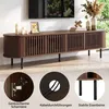 Merax TV Schrank mit 4 Türen aus MDF, TV Lowboard für bis Produktbild-Vorschau 7