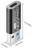 deleyCON USB C Adapter 10Gbps (2 Stück) USB C Buchse zu A Produktbild-Vorschau 7
