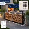 Coemo Brennholz Regal Hans Kaminholzregal mit Abdeckplane Produktbild-Vorschau 5
