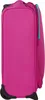 Side view of a pink rolling suitcase. Produktbild-Vorschau