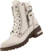 A single white boot is shown against a white background. Voir les images du produit