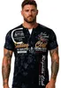 Herren T-Shirt | Sommershirt | Batik Optik | 2879 Schwarz Produktbild-Vorschau 2