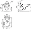 Ideal Standard Eurovit Wand-WC Tiefspüler Produktbild-Vorschau 7
