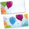 Briefumschläge Party (50 Stück) bunte Luftballons für Produktbild-Vorschau 1