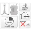 Guirlande 24 Leds Lumiere Chaude Cable Transparent 2,30m Voir les images du produit 10