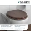Sedile per WC SCHÜTTE in MDF LEGNO SCURO, sedile per WC con Anteprima dell’immagine prodotto 2