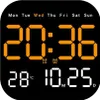 Multifunktionale LED-Wanduhr, Fernbedienung, Timing, Produktbild-Vorschau 1