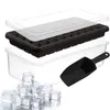 Silikon Eiswürfelform für 36 Eiswürfel mit Deckel Behälter Produktbild-Vorschau 1