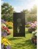 Sichtschutzwand floraworld Blume 2 90 x 180 cm anthrazit Produktbild-Vorschau 1