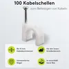 goobay clip per cavo bianco 10 mm (100 pezzi) Anteprima dell’immagine prodotto 15