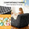 Modulares Bodensofa 160×80 cm, verstellbare Chaise Lounge Produktbild-Vorschau 4