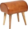 FineBuy Sitzhocker Turnbock 45x40x53 cm Echtleder Produktbild-Vorschau 1
