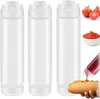Squeeze Flasche,3Stk 450ml 16oz Plastik Quetschflasche,BPA Produktbild-Vorschau 1