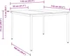 Esstische 110 x 110 x 75 cm Holzwerkstoff Artisan-Eiche Produktbild-Vorschau 10