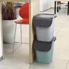 Poubelle de Tri 40L empilable avec poignée - Vert d'eau - Voir les images du produit 4